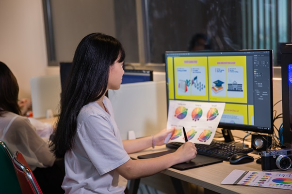 Thiết kế đồ hoạ là ngành nghề hấp dẫn trong thời đại hiện nay Thiết kế đồ hoạ là ngành nghề hấp dẫn trong thời đại hiện nay