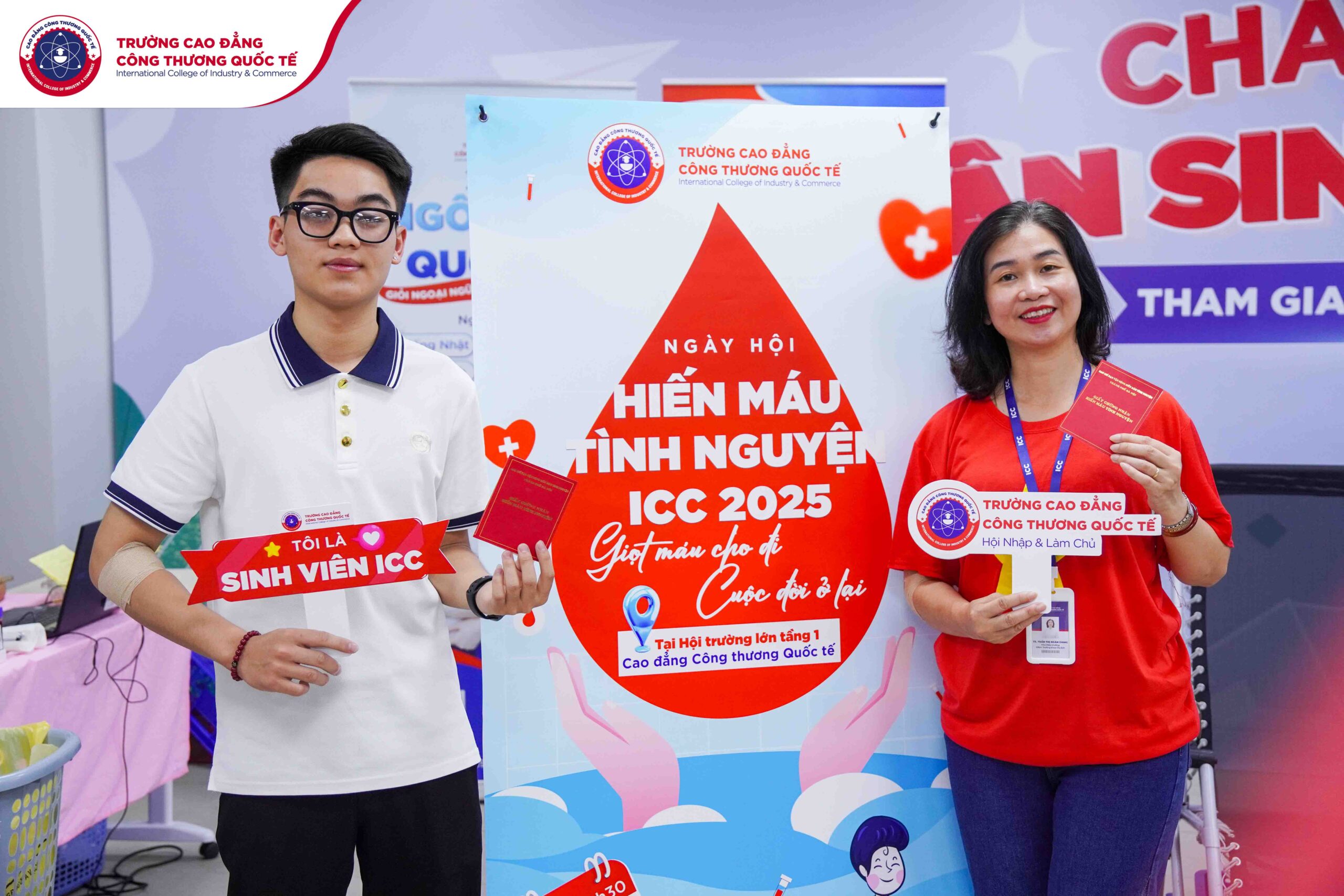 Ngày hội hiến máu đã trở thành nét đẹp văn hóa, khẳng định tinh thần “sống đẹp - sống vì cộng đồng” của ICC Ngày hội hiến máu đã trở thành nét đẹp văn hóa, khẳng định tinh thần “sống đẹp - sống vì cộng đồng” của ICC