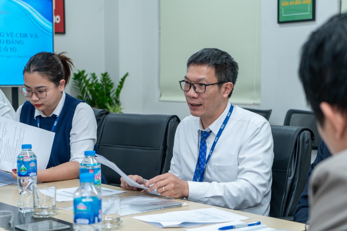 Thầy Lê Hồng Sơn - Trưởng phòng Đào tạo tham dự cuộc họp nghiệm thu chương trình đào tạo hệ cao đẳng