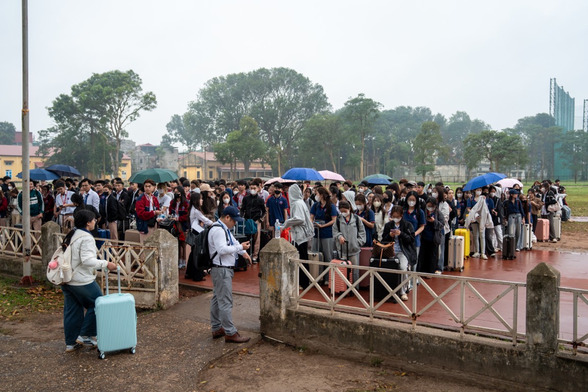 Sáng ngày 23/03/2026, sinh viên ICC lên đường đi học tập GDQP tại Trung tâm GDQP & AN Trường Đại học TDTT Bắc Ninh