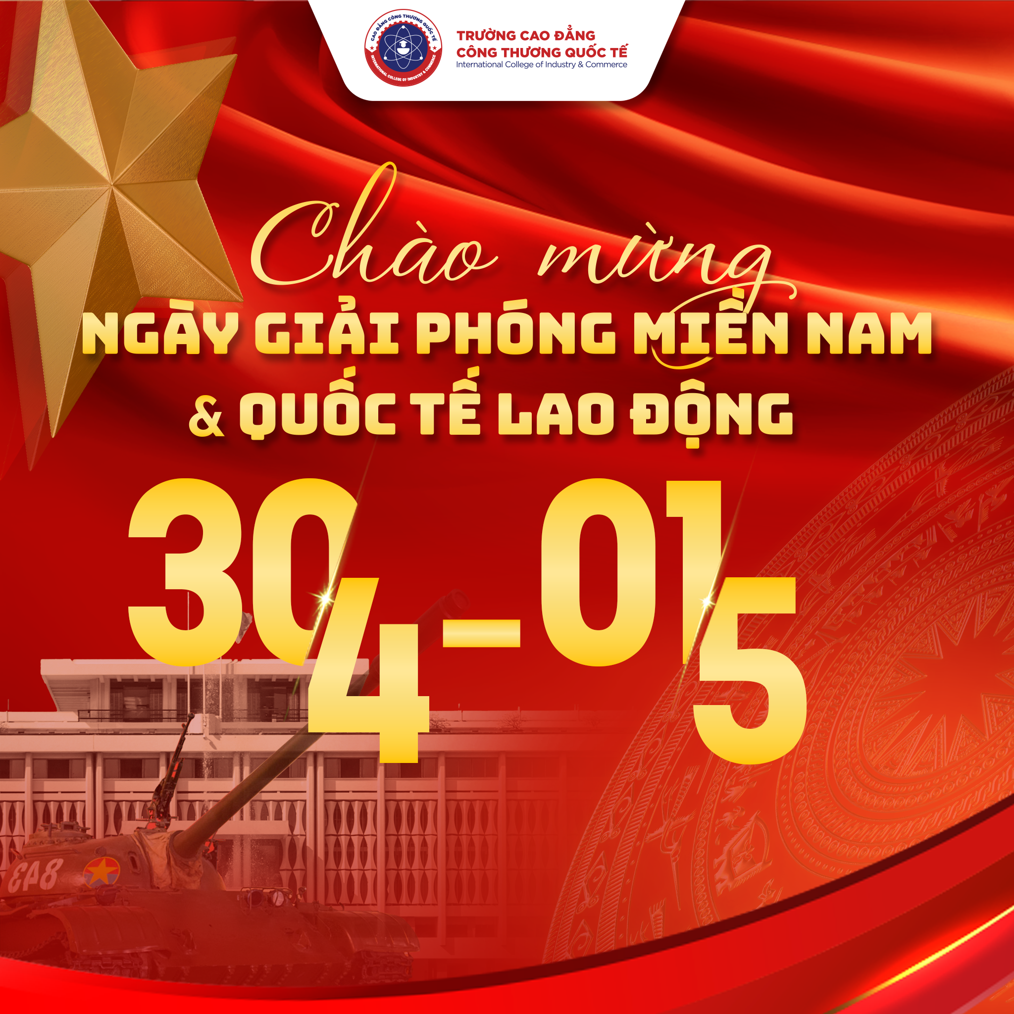 ICC chào mừng kỷ niệm 51 năm Ngày Giải phóng miền Nam, thống nhất đất nước (30/4/1975 – 30/4/2026)